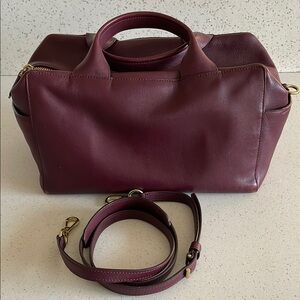 Reed Krakoff Burgundy Leather Satchel Bag